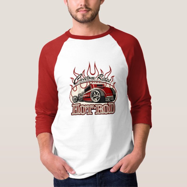 Cartoon frisierte Auto T-Shirt (Vorderseite)