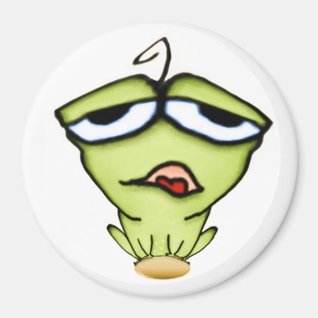 Cartoon Frog Magnet (Vorne)