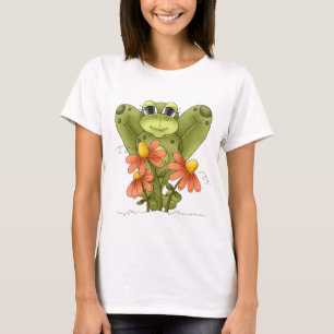Cartoon Frog niedliche Frauen T - Shirt