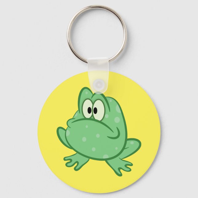 Cartoon Frog Schlüsselanhänger (Vorderseite)