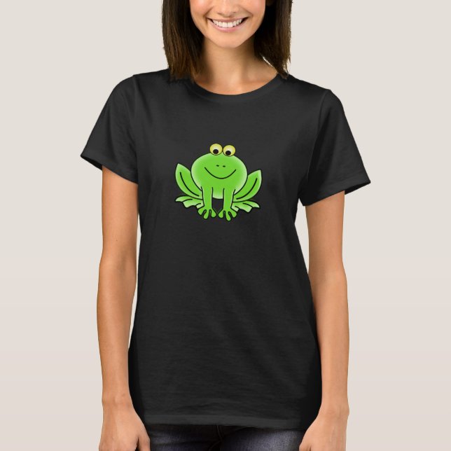 Cartoon-Frosch T-Shirt (Vorderseite)