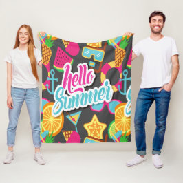 Cartoon Frucht Fleece Blanket