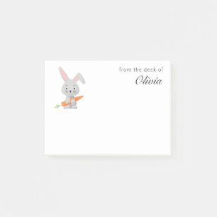 Cartoon Funny Niedlich Bunny Rabbit Carrot Post-it Klebezettel