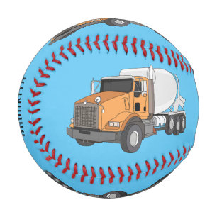 Cartoon für Betonmischer Baseball