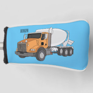 Cartoon für Betonmischer Golf Headcover