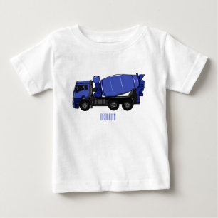 Cartoon für Betonmischfahrzeuge Baby T-shirt
