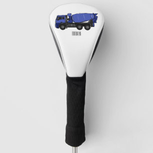 Cartoon für Betonmischfahrzeuge Golf Headcover