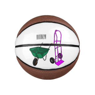 Cartoon für die Schubkarre und den Handwagen Mini Basketball