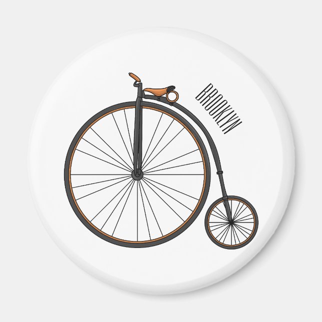 Cartoon für Fahrräder Magnet (Vorne)