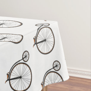 Cartoon für Fahrräder Tischdecke