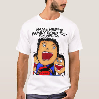 Cartoon für Familienfahrten T-Shirt
