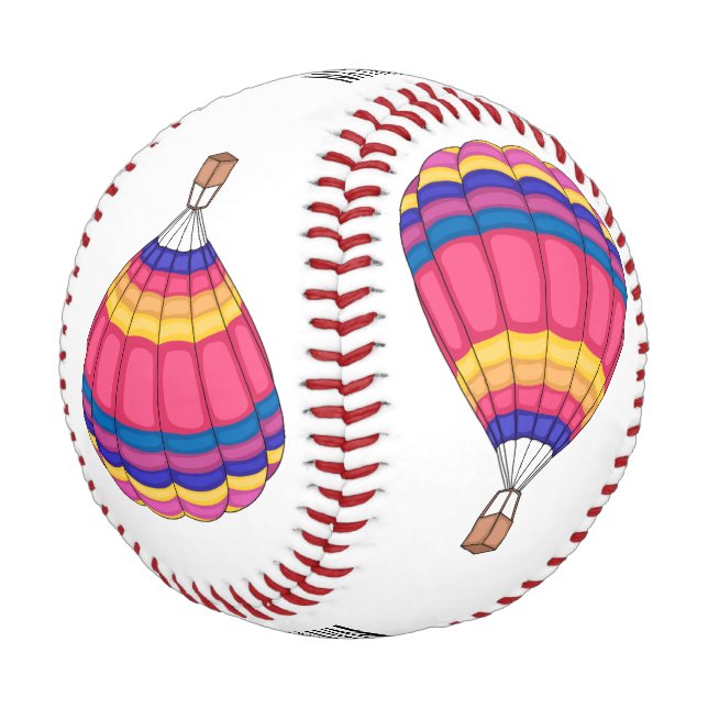 Cartoon für Heißluftballon Baseball (Schrägansicht)