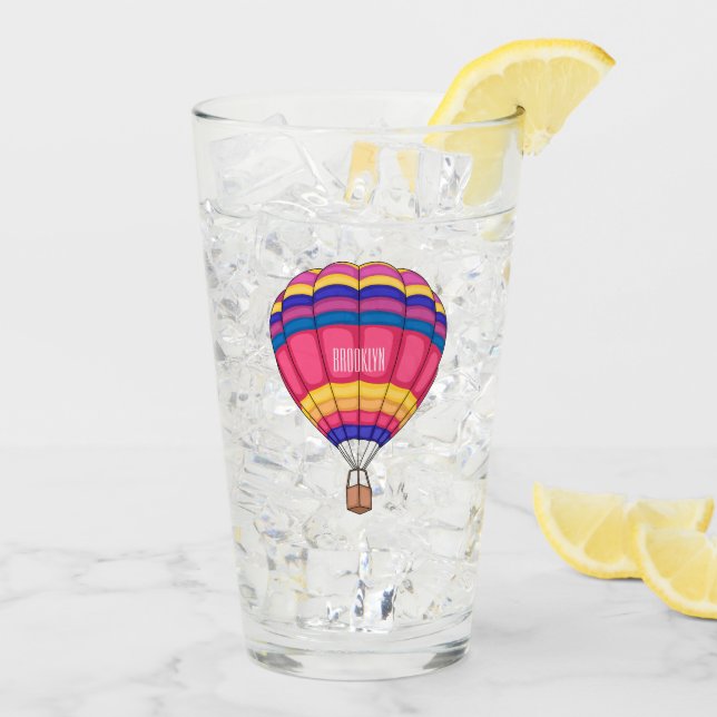 Cartoon für Heißluftballon Glas (Rückseite Ice)