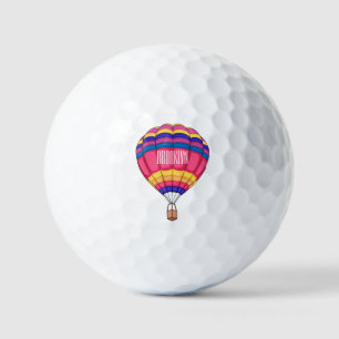Cartoon für Heißluftballon Golfball