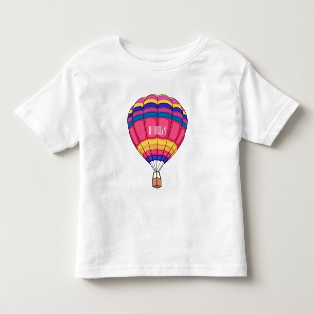 Cartoon für Heißluftballon Kleinkind T-shirt (Vorderseite)