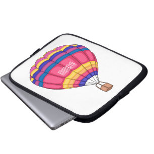 Cartoon für Heißluftballon Laptopschutzhülle