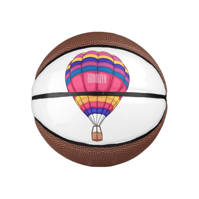 Cartoon für Heißluftballon Mini Basketball (Vorderseite)