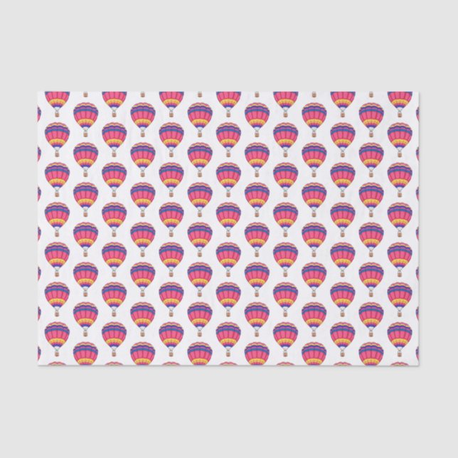 Cartoon für Heißluftballon Seidenpapier (Vorderseite)