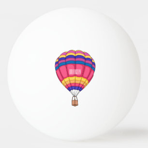 Cartoon für Heißluftballon Tischtennisball
