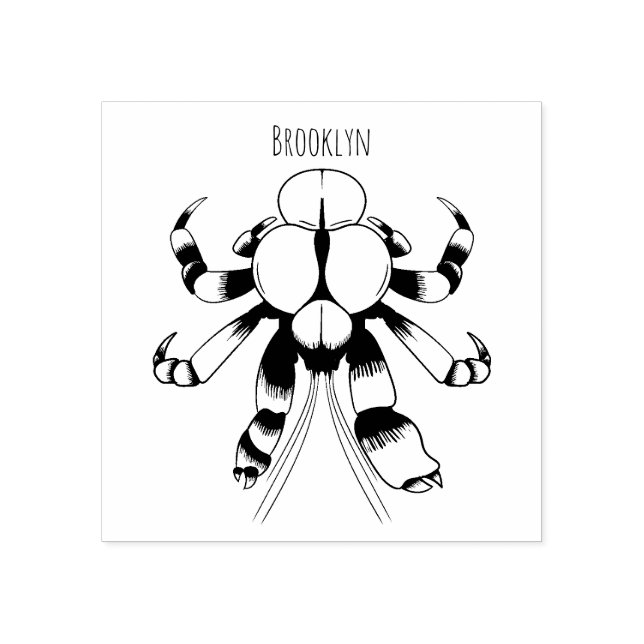 Cartoon für Kokosnuss Gummistempel (Prägung)