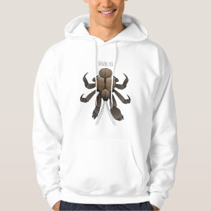 Cartoon für Kokosnuss Hoodie