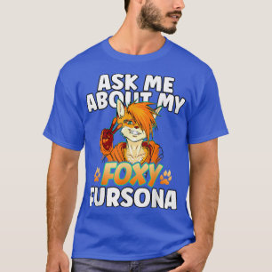 Cartoon für Niedliche Furry Fersona Fursuit Funny  T-Shirt