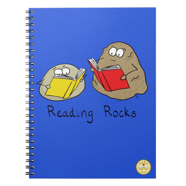 Cartoon für niedliche Lesedokumente Notizblock (Vorderseite)