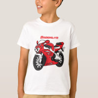 Cartoon für niedliche Motorräder