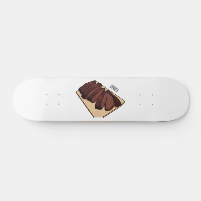 Cartoon für Rindenbrust Skateboard (Horizontal)