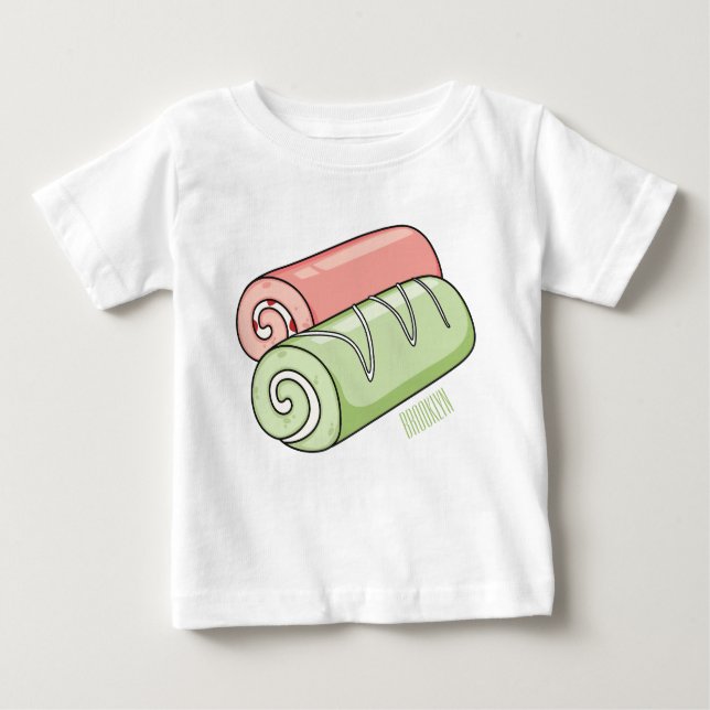 Cartoon für Rollen/Rollen Baby T-shirt (Vorderseite)