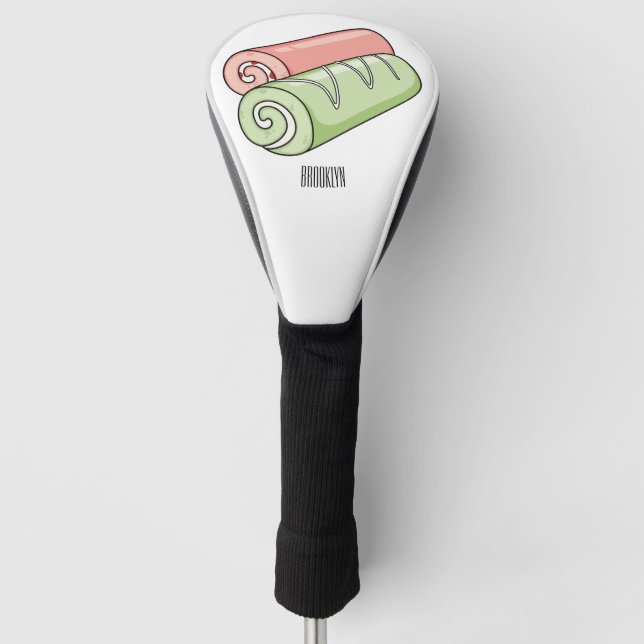 Cartoon für Rollen/Rollen Golf Headcover (Vorderseite)