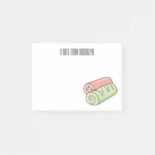 Cartoon für Rollen/Rollen Post-it Klebezettel