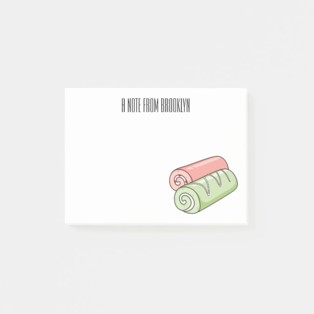 Cartoon für Rollen/Rollen Post-it Klebezettel (Vorderseite)
