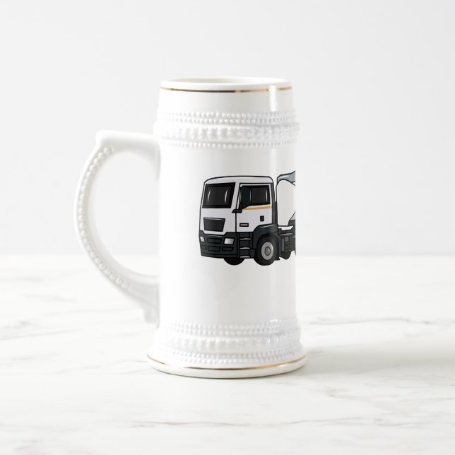 Cartoon für Tankwagen Bierglas (Links)