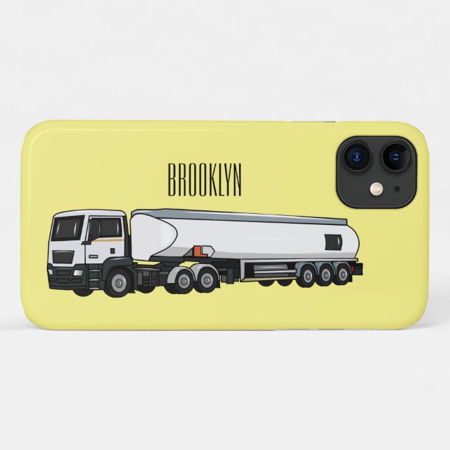 Cartoon für Tankwagen Case-Mate iPhone Hülle (Rückseite (Horizontal))