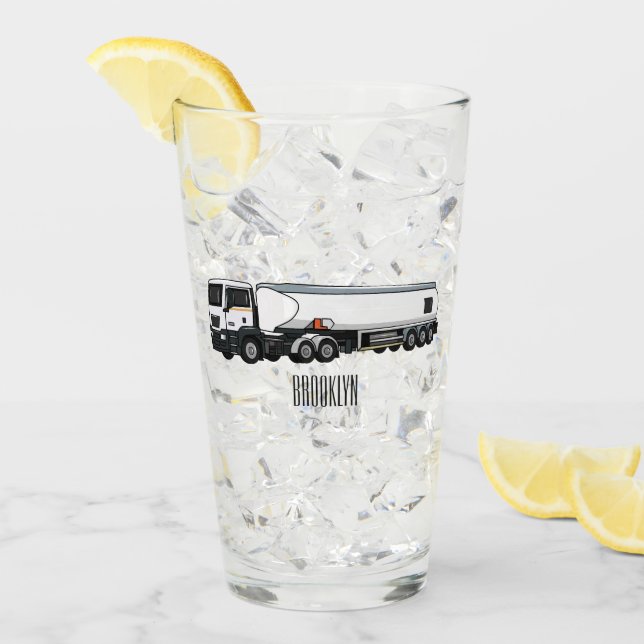 Cartoon für Tankwagen Glas (Vorderseite Ice)