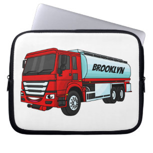 Cartoon für Tankwagen Laptopschutzhülle