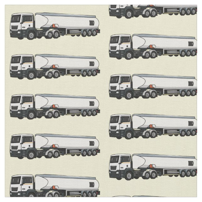 Cartoon für Tankwagen Stoff (Nahaufnahme)