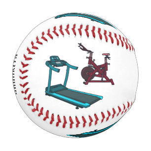 Cartoon für Treadmill und Spinnerbike Baseball