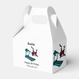 Cartoon für Treadmill und Spinnerbike Geschenkschachtel
