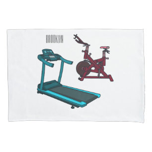 Cartoon für Treadmill und Spinnerbike Kissenbezug