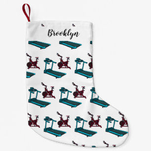 Cartoon für Treadmill und Spinnerbike Kleiner Weihnachtsstrumpf