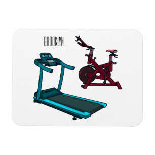 Cartoon für Treadmill und Spinnerbike Magnet
