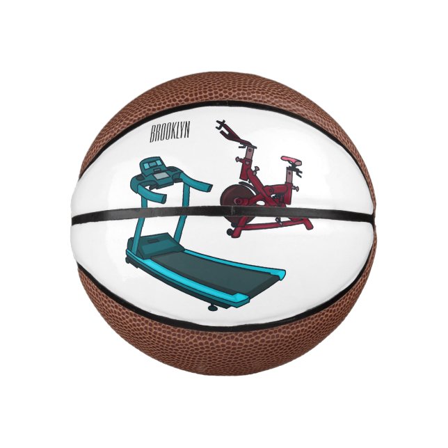 Cartoon für Treadmill und Spinnerbike Mini Basketball (Vorderseite)