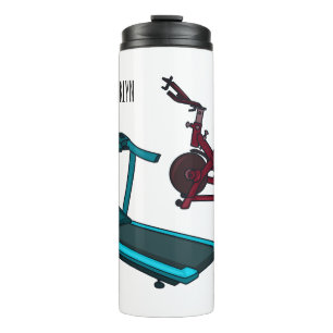 Cartoon für Treadmill und Spinnerbike Thermosbecher