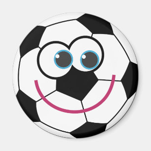 Cartoon-Fußball-Ball Magnet