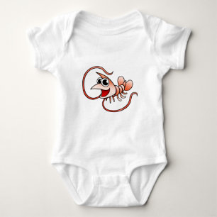 Cartoon-Garnele Baby Strampler