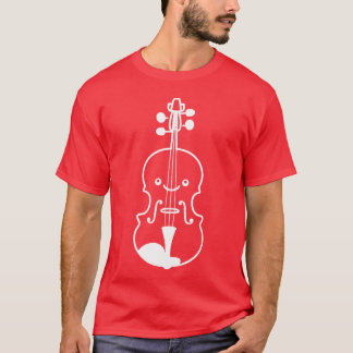 Cartoon-Geige-Junge T-Shirt