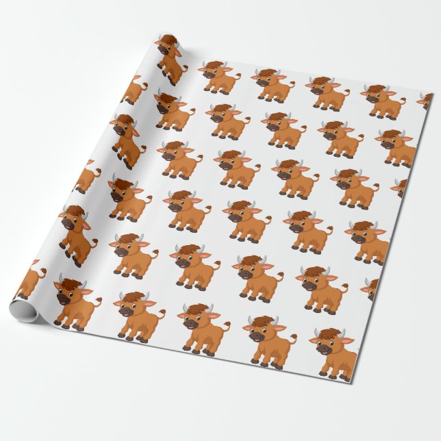 Cartoon Geschenkpapier (Ungerollt)