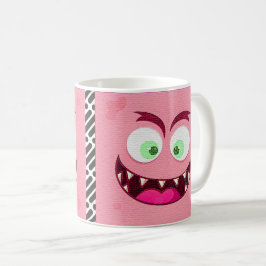 Cartoon-Gesichtsausdruck Kaffeetasse